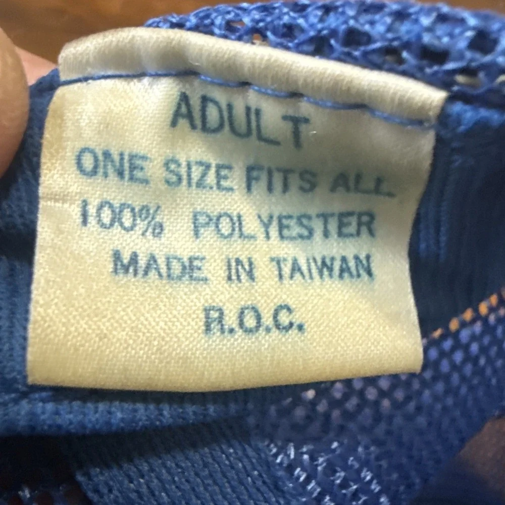 Vintage Trucker Hat‎ ICOM Dayton 85 Blue  retro